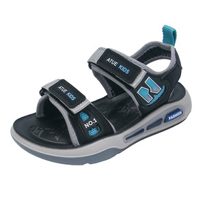 Nouvelles <span class=keywords><strong>sandales</strong></span> d'été 2026 pour enfants, tailles 26-37, pour les plus âgés, semelle en polyuréthane, fermeture Velcro, bordure renforcée, chaussures de plage pour garçons - Product Image 5
