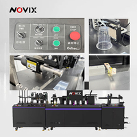 Impresora Digital de Inyección de Tinta de Alta Velocidad Renovix, Automática, de Una Sola Pasada, con Colores CMYKW, para Embalaje Lateral de Tazas, con Control PLC