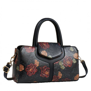 Bolso de Mano An Ru Shi, Tamaño Mediano, Diseño Floral Estampado, Uso Diario, Verano 2025 - Product Image 5