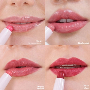 Nouveauté Baume à lèvres mat végétalien 2-en-1 Baume à lèvres coloré hydratant à base de plantes Vitamine E Format voyage Non collant Privé - Product Image 4