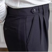 Pantalon de costume décontracté pour hommes d'affaires italien nouveau SAG grande taille sans repassage options de taille disponibles pantalon de robe à boucle Paris