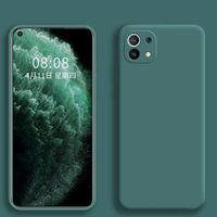 Casing Silikon Cair Beludru Asli, Pelindung Belakang untuk Xiaomi Redmi Note 10 9 8 7 Pro Max Mi 11 10 Lite Poco F1 F2 Pro X3 NFC M3
