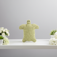 Fournitures d'usine pour accessoires pour animaux de compagnie, jouet à mâcher en peluche pour nettoyer les dents, tortue en peluche pour chien avec couineur intégré