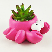 Pots à fleurs en ciment cylindriques à prix abordable pour balcon, design animalier, différentes tailles, pour jardin et maison