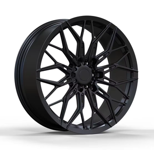 Nouvelles jantes de course en alliage d'aluminium forgé 18-19 pouces 5x120 PCD ET 35 mm finition noire design multi-branches - Product Image 4