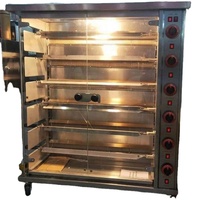Four à gaz rotatif en acier inoxydable pour poulets, idéal pour les restaurants – Machine à rôtir les poulets