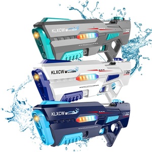 Pistola ad Acqua Elettrica Automatica Potente per l'Estate, Gittata 32FT, con Luci a LED a Forma di Cavallo, Giocattolo Durevole in Plastica ABS per Bambini - Product Image 1