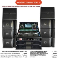 Système de sonorisation Line Array multifonctionnel pour scène/conférence JBN Professional, amplificateur principal VRX932LA-1, caisson de basses VRX918S