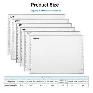 82 "bảng trắng tương tác thông minh cho cuộc họp hệ thống hội nghị/giảng dạy trong lớp học - Product Image 4
