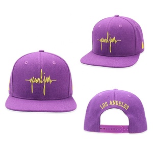 Casquette <span class=keywords><strong>Snapback</strong></span> couleur all-match en coton brodé plat en gros d'usine pour hommes et femmes casquette de sport - Product Image 3