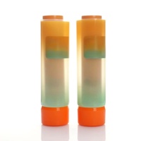 Tube de lotion vide à double compartiment personnalisé OEM ODM, tube à double paroi avec 2 crèmes, bouchon à vis pour le stockage de crèmes, utilisation cosmétique