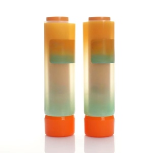 Tube de lotion vide à double compartiment personnalisé OEM ODM, tube à double paroi avec 2 crèmes, bouchon à vis pour le stockage de crèmes, utilisation cosmétique - Product Image 5