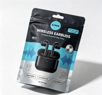 Accessoires pour câbles de charge USB : Pochette en plastique personnalisée avec fermeture éclair refermable