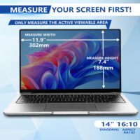 Filtre de confidentialité magnétique direct usine pour ordinateur portable 14 pouces 16:10, protection d'écran anti-espion amovible anti-reflet HP Dell Lenovo