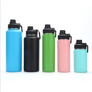 2025 Venta caliente 1000ml 32oz Mango Mosquetón Tapa Termo tanque aislado Acero inoxidable Botella de agua aislada al vacío Frasco - Product Image 4