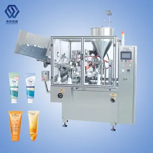 Machine automatique de remplissage scellage de tubes souples Machine d'emballage de lotion Machine de remplissage scellage de tubes Lotion cosmétique