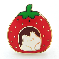 Épinglette en émail personnalisée de Kunshan, Chine, badge professionnel d'anime et de dessin animé, épinglette en émail dur