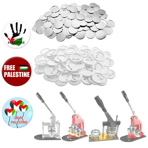Tùy Chỉnh Palestinian Cờ Và Bản Đồ Tinplate Huy Hiệu Nút Tin Vật Liệu Trống Kim Loại In Lưới Tinplate Phù Hiệu Nút - Product Image 1