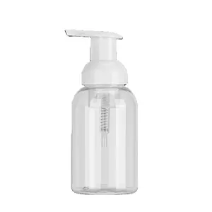 250ml Empty Foam Pump Bottle, 8oz Foaming Dispenser Soap Plastic Container for Facial Cleanser Shampoo Hand Soap