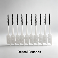 Brosse interdentaire en silicone souple élastique la plus vendue – Nettoyage en profondeur doux entre les dents serrées – Brosse en caoutchouc souple