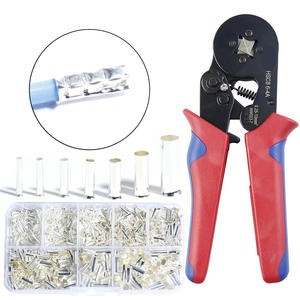 Terminales de Cobre Puro para Conexión en Línea, 1100 Piezas en Caja, Terminales de Cable Prensados en Frío para Instalación de Cercas - Product Image 3