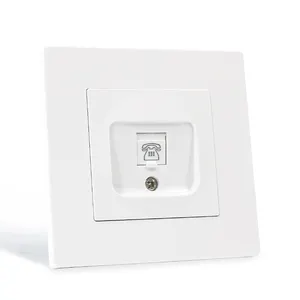 Ce Rohs Emc Certificaat Europese Standaard Muur Cat3 Tel Socket Rj11 Poort Telefoonaansluiting