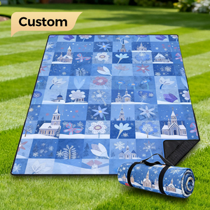 Manta <span class=keywords><strong>Pinnic</strong></span> moderna multifuncional plegable a prueba de arena e impermeable para exteriores, manta de Picnic portátil para acampar - Product Image 1