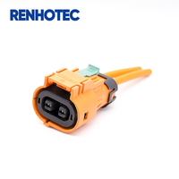 Connecteur EV à 2 ports pour voiture électrique, série HVIL, Hvil-m2s(40a), boîtier en plastique à 2 broches