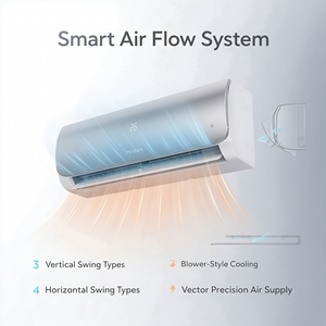 9000 12000 18000 24000Btu Wall Mounted Split Mini AC <strong>Unit</strong> Gree Conditioning Smart Inverter <strong>Air</strong> <strong>Conditioner</strong> <strong>for</strong> <strong>House</strong> - Product Image 3