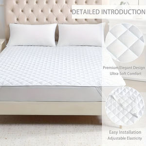 Protector de Colchón 100% <span class=keywords><strong>Impermeable</strong></span>, Transpirable, Antiácaros, con Correas Elásticas en las Esquinas, para Uso Doméstico, Compatible con Colchones de hasta 30 cm - Product Image 2