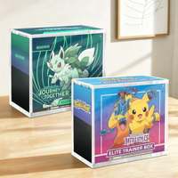 Boîte de présentation en acrylique transparente écologique de 5 mm d'épaisseur pour la série de boosters Pokémon – Vente en gros