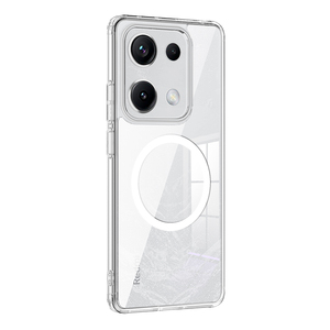 Offre Spéciale Mat Clair Transparent Antichoc PC TPU Téléphone Cas avec Magnétique Couverture Arrière Cas pour Xiaomi Redmi Note <span class=keywords><strong>14s</strong></span> 4G - Product Image 4