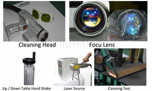 Máquina limpiadora láser de fibra, hoja de acero, 1000W, limpieza con eliminación de óxido - Product Image 6