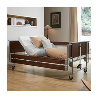 Lits médicaux en bois pour soins à domicile, lit de soins infirmiers électrique réglable en hauteur, moteur IEC 60601, lit d'hôpital, système hospitalier intelligent