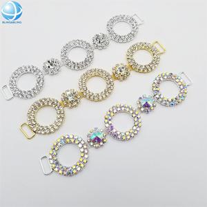 Chaîne <span class=keywords><strong>en</strong></span> <span class=keywords><strong>diamant</strong></span> de 150 mm, accessoires de bikini, connecteurs de maillot de bain, breloque, boucle <span class=keywords><strong>en</strong></span> strass pour costume de compétition de musculation - Product Image 1