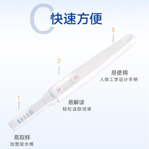 Prueba de Embarazo Temprana GLD, Tira Reactiva Basada en Orina con Oro Coloidal, Kit de Diagnóstico Médico - Product Image 4