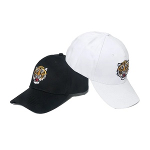 Embroidered Tiger Unisex Waterproof 5-Panel Cotton Baseball <b>Cap</b> <b>Winter</b> Sporty Outdoor Fashion Hiphop Metal Buckle - Product Image 4