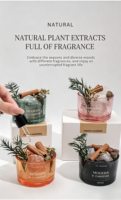 Vente en gros de diffuseurs de parfum en céramique personnalisés avec fleurs en pot, parfumés, pour la maison, en cadeau, pour rafraîchir l'air