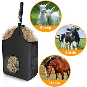 Custom Wheeled Horse <b>Hay</b> Storage Carry <b>Bags</b> Factory Directly Free Samples Horse Feeder 600D PVC <b>Hay</b> Bale <b>Bag</b> for Horse - Product Image 2