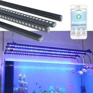 Akvaryum Led ışıkları WIFI APP kısılabilir 5w Reef Led ışık 2ft 4ft 4ft 5ft balık tankı sunrise sunset deniz reef akvaryum led ışıkları