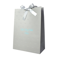 Emballage en papier kraft imprimé avec logo personnalisé, sac cadeau gaufré pour bijoux, cosmétiques, maquillage