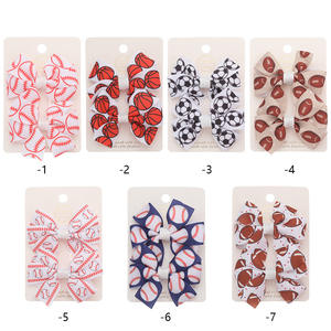 Fermagli per Capelli Sportivi HipGirl con Fiocchi in Nastro per Ragazze, Accessori e Fermagli per Capelli, Regali per Squadre - Product Image 5