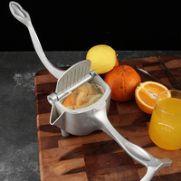 Pemeras Lemon genggam 2 in 1, pemeras Lemon kapasitas besar, pemeras jeruk tekan tangan, pemeras jeruk untuk dapur