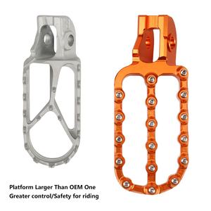 Repose-pieds NiceCNC, repose-pieds forgés pour <span class=keywords><strong>KTM</strong></span> 125 150 300 XC SX 250 <span class=keywords><strong>350</strong></span> 450 XCF <span class=keywords><strong>SXF</strong></span> 2017-2019 <span class=keywords><strong>2020</strong></span> 2021 2022 2023 - Product Image 4