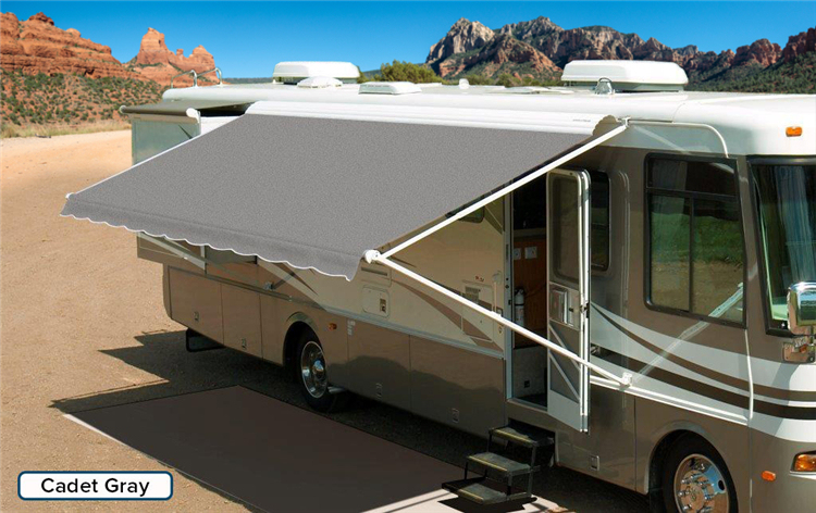 HOMFUL vinyle RV auvent tissu remplacement étanche RV caravane auvent