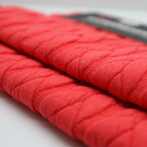 Tissu en poly-rayonne et élasthanne jacquard double de luxe pour robes et vêtements de filles, poids lourd, doux et confortable - Product Image 4