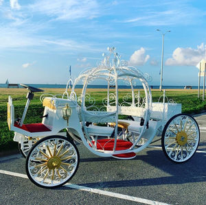 Chariot de luxe en forme de citrouille Cendrillon pour la visite des sites touristiques, chariot de princesse pour hall d'hôtel - Product Image 6