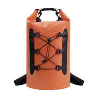 Tas Kering Anti Air Laris Manis, Cocok untuk Hiking, Kayak, Berperahu, Memancing, Berkemah, Bahan PVC, Dilengkapi Pegangan Web dan Tali Bahu, Tempat Ponsel, untuk Pria Wanita