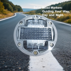 Светодиодный дорожный маркер на солнечной батарее, сертифицированный CE и IP68, 10000 мкд, для безопасности на автомагистралях - Product Image 3