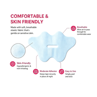 Bande adhésive buccale OEM personnalisée anti-ronflement, sans latex, hypoallergénique, respirante, soutien nocturne, certifiée ISO13485 ISO9001 CE